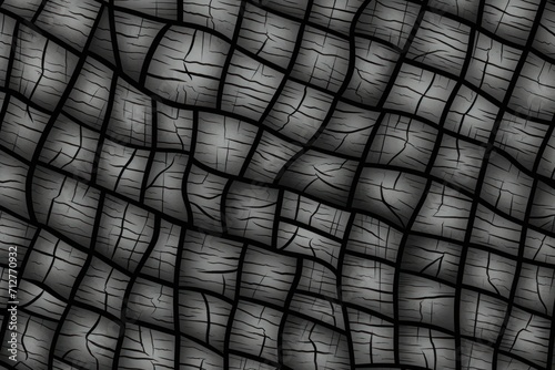 Charcoal cartoon illustration of a pattern
