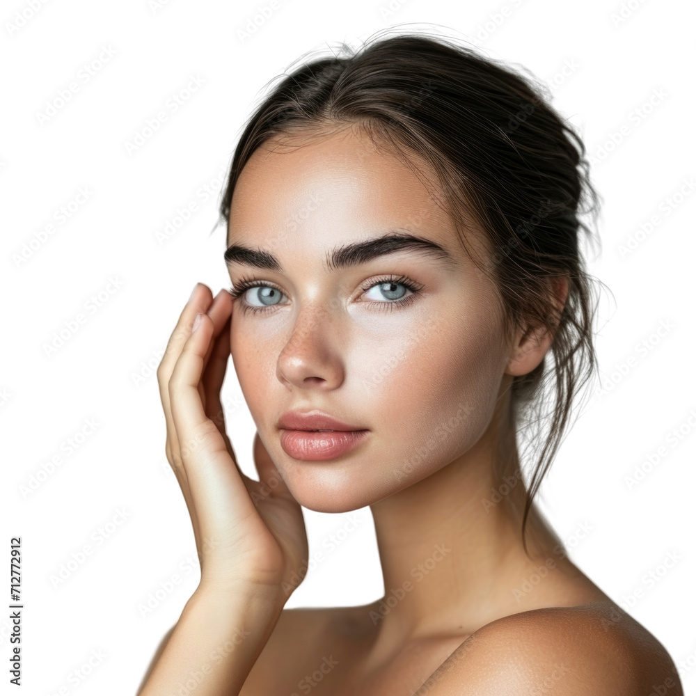 beauty female model in transparent background beauty female model in transparent background