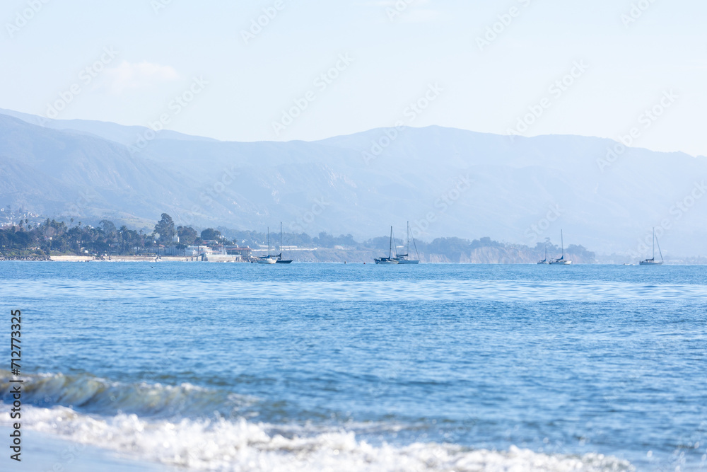Landscape of Santa Barbara California Ocean Landscape