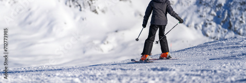 Winter Glide: Skiing the Alpine Slopes