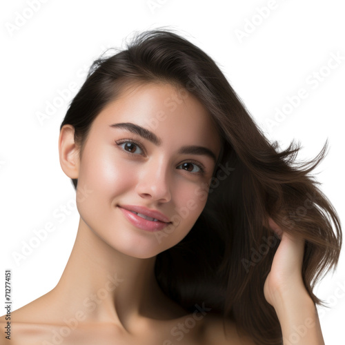 beauty female model in transparent background © PNG Lab