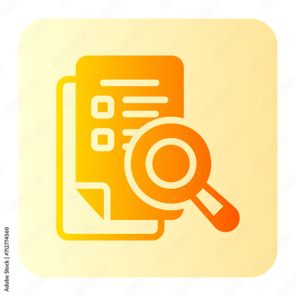 evaluating glyph icon evaluating glyph icon