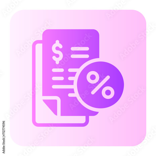 tax glyph icon