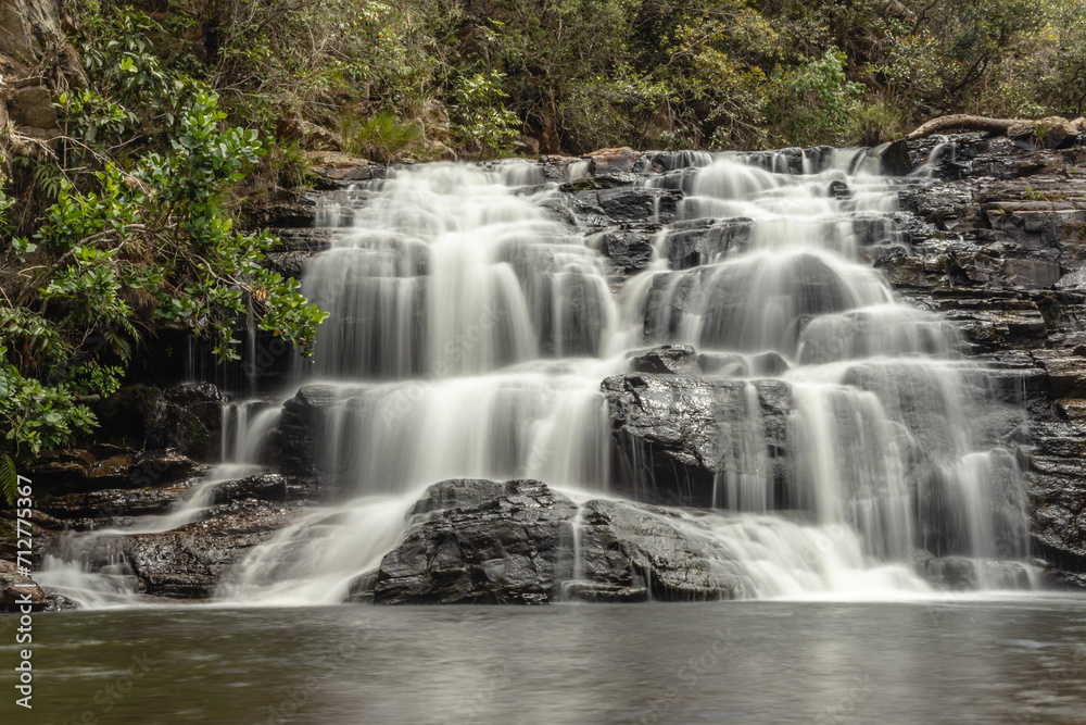 cachoeira na cidade de Boa Esperança, Estado de Minas Gerais, Brasil