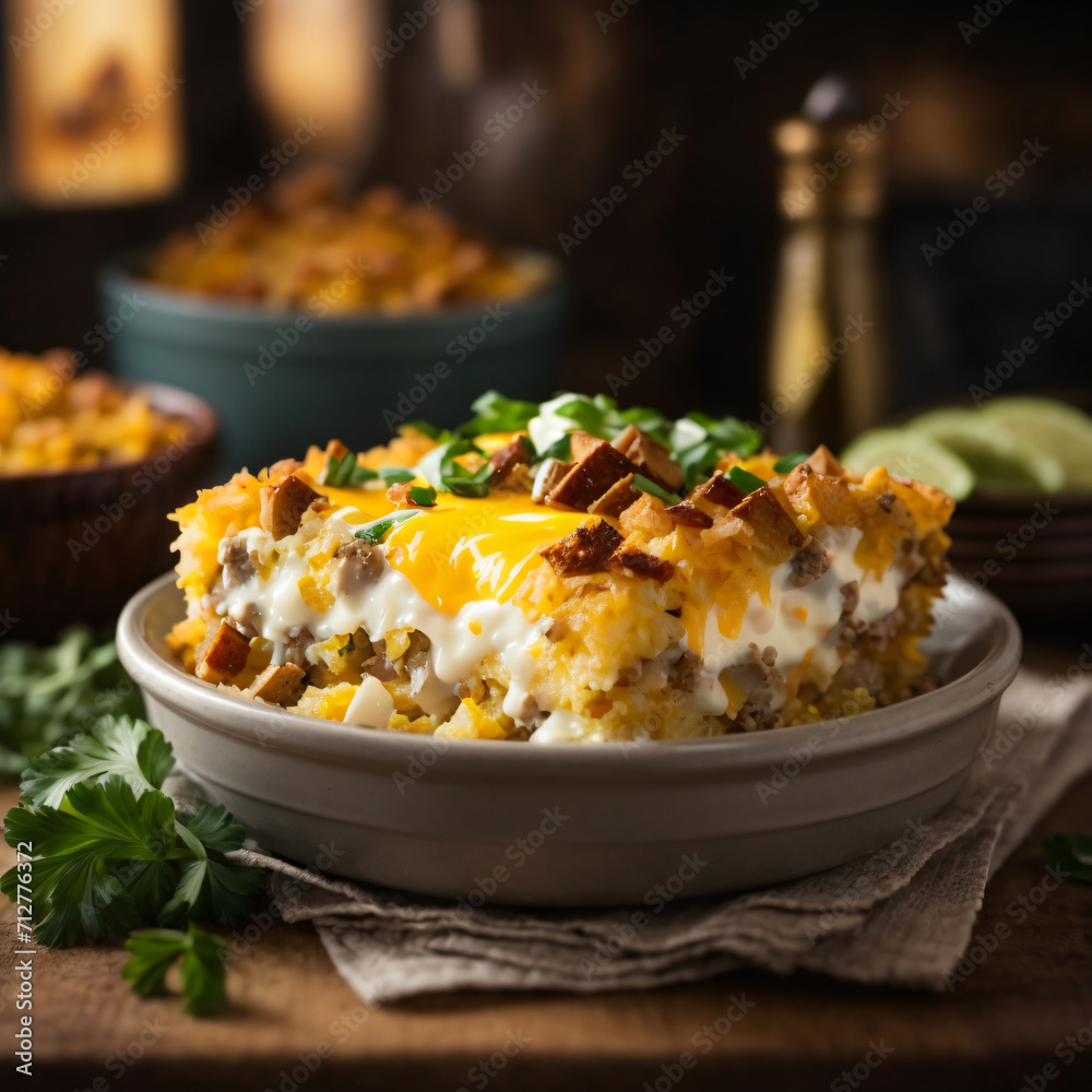 Loaded Baked Potato Casserole - Irresistible Comfort in Every Bite Loaded Baked Potato Casserole - Irresistible Comfort in Every Bite