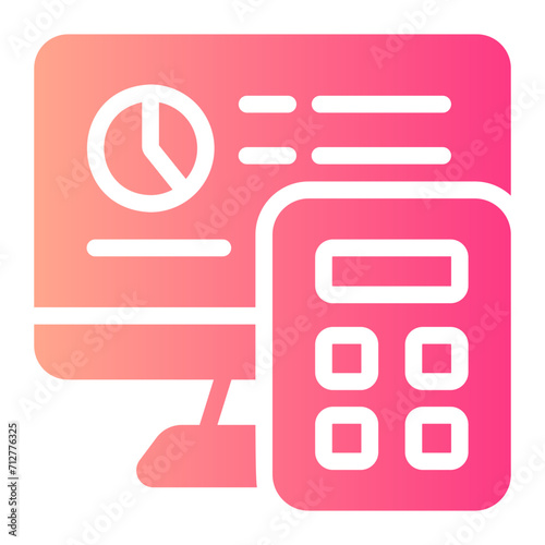 bookkeeping gradient icon