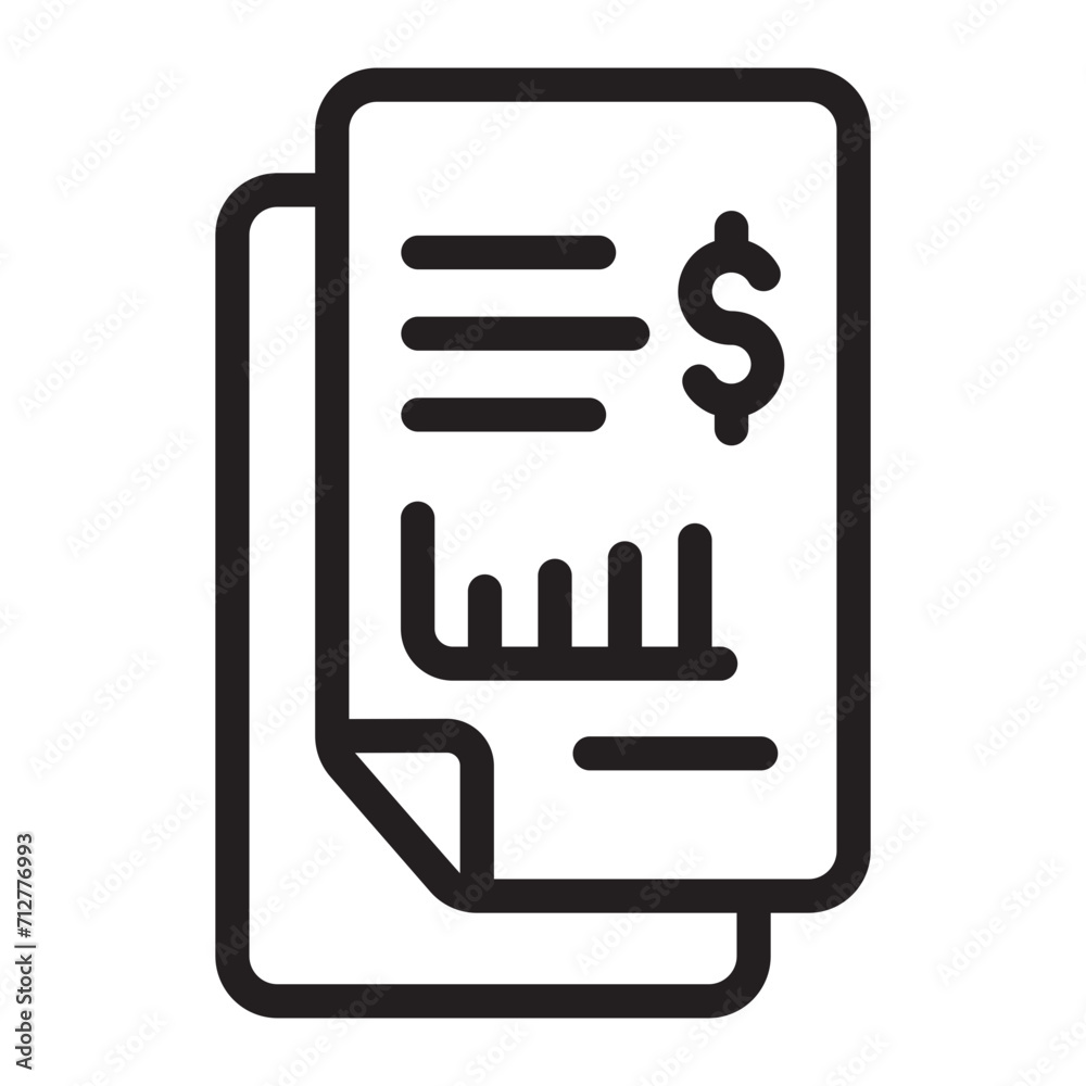 analysis line icon analysis line icon