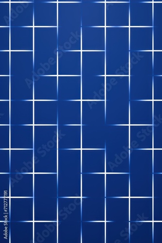 Indigo minimalist grid pattern