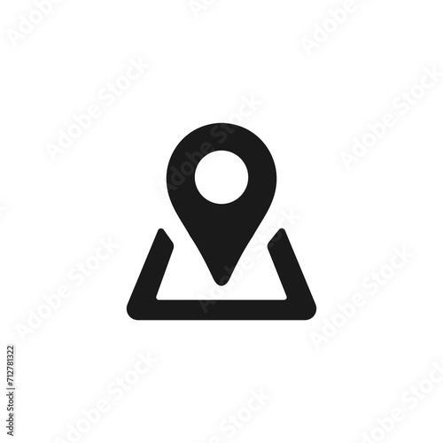 Maps icon vector or Maps symbol vector isolated. Best maps icon vector for apps, websites, design element, print design, and more.
