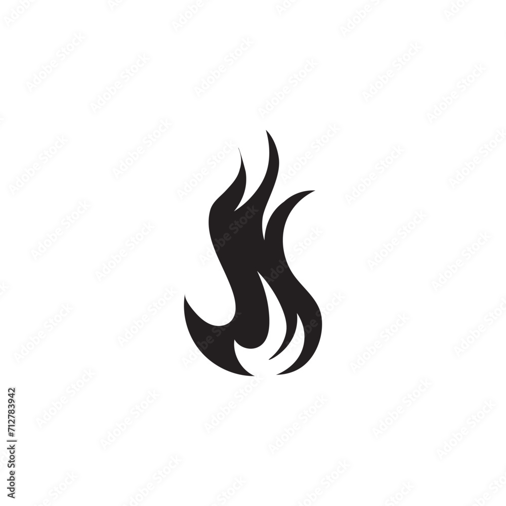 Fire flame logo template vector Fire flame logo template vector