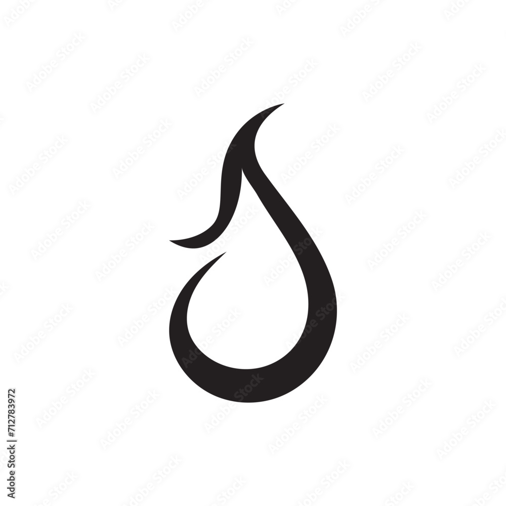 Fire flame logo template vector Fire flame logo template vector