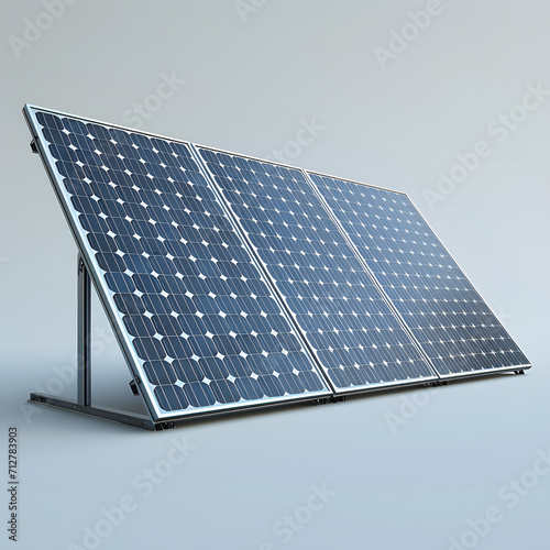 Paneles solares, vanguardia de la revolución renovable. photo