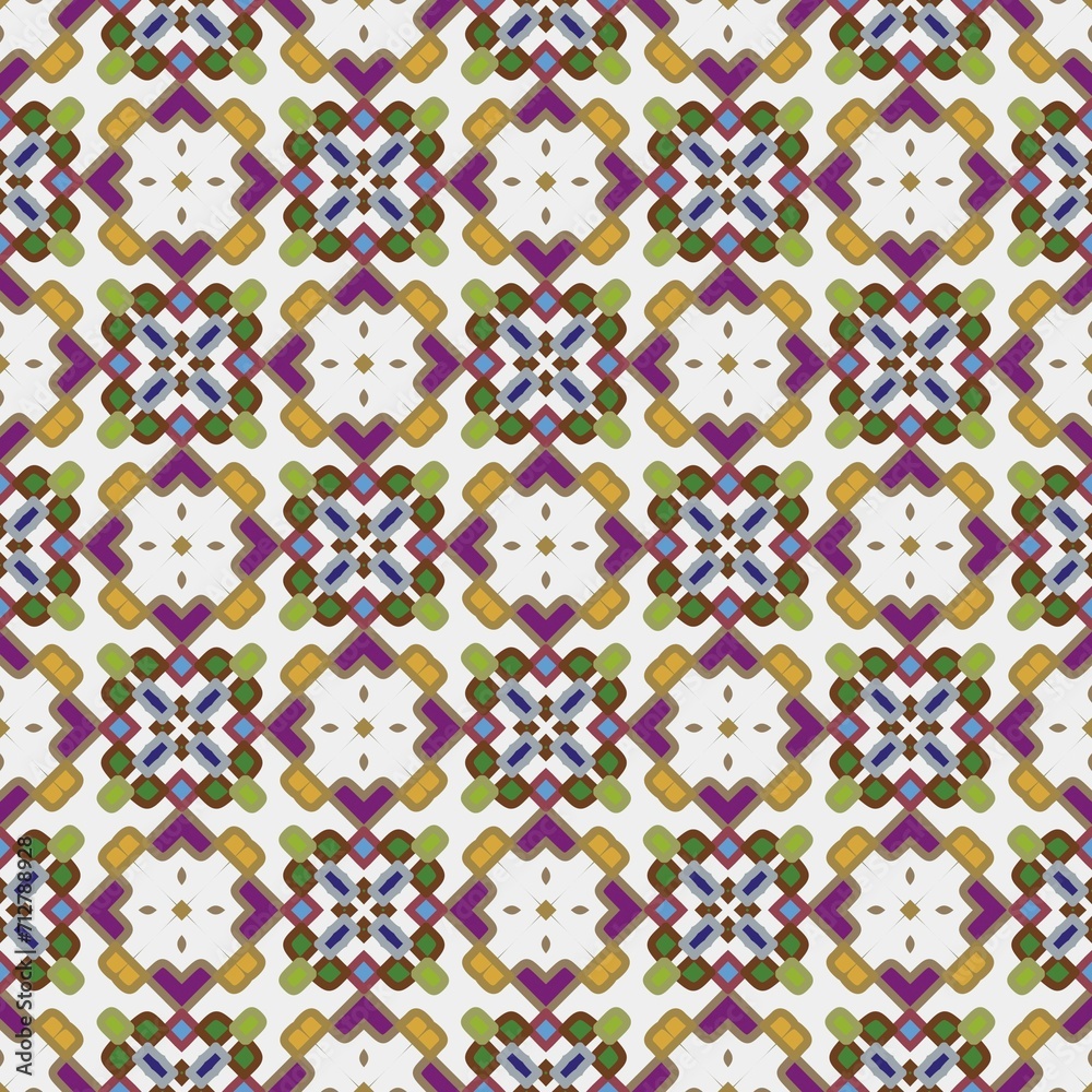 Abstract seamless pattern. Abstract background for fabric print, card, table cloth, furniture, banner, cover, invitation, decoration, wrapping. Repeating pattern.