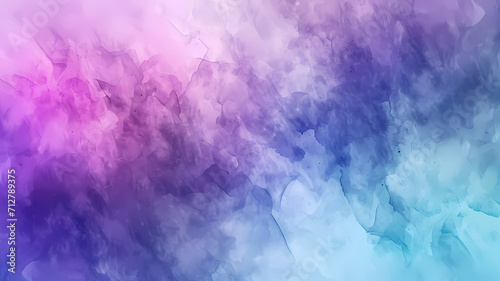 modern abstract soft colored background with watercolors and a dominant blue and purple color