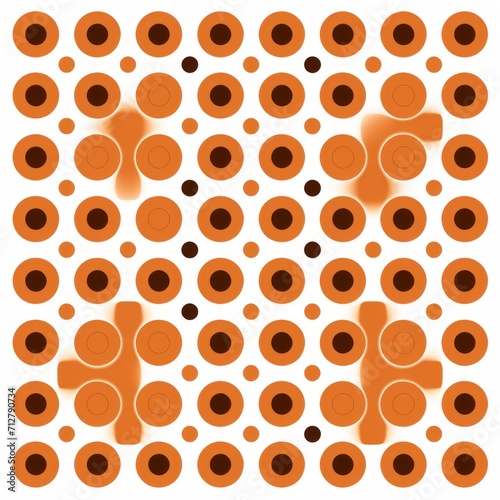 Rust minimalist grid pattern, simple 2D svg vector illustration © Lenhard