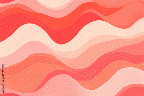 Salmon wavy 70s halftone pattern, batik, pastel