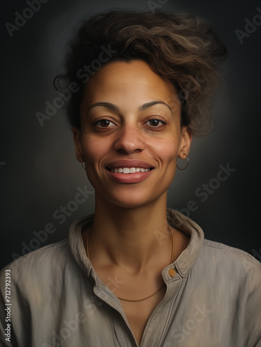 portrait of a smiling woman