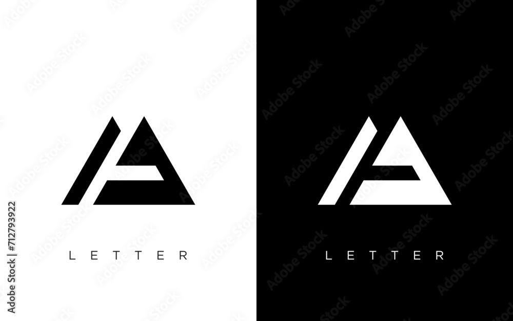 Initial MA letter Logo Design vector Template. Abstract Letter MA logo Design - obrazy, fototapety, plakaty 