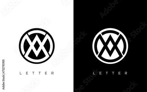Initial MA letter Logo Design vector Template. Abstract Letter MA logo Design