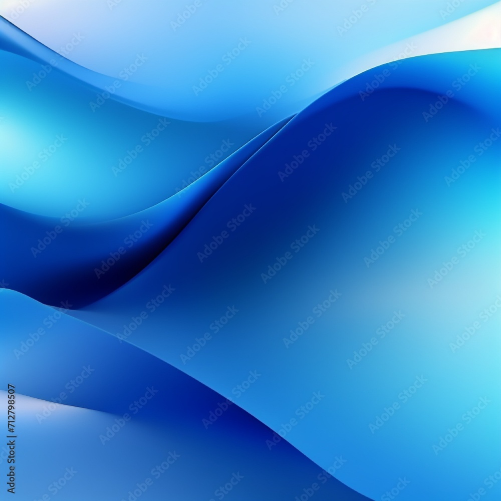 abstact blue background withvarious  waves