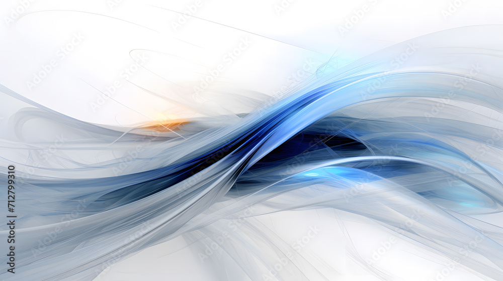 Fototapeta premium Abstract blue wallpaper presentstations powerpoint. background.