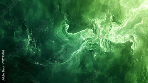 abstract digital art background with green colors photo