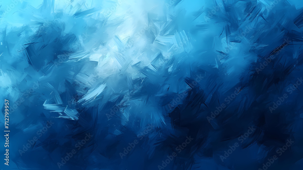 Fototapeta premium abstract illustration digital art background with blue colors
