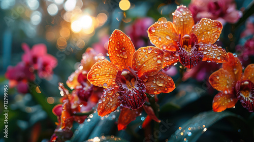 A festive Christmas tree adorned with colorful lights and ornaments