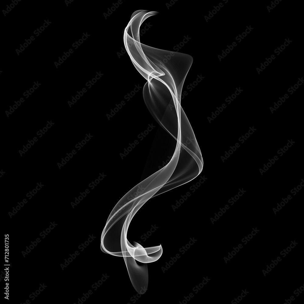 Smoke Foggy Transparent Element in Black Smoke Foggy Transparent Element in Black