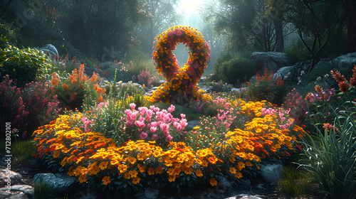 Wallpaper Mural Blooming Hope: Garden of Triumph Torontodigital.ca