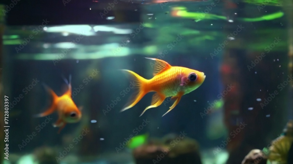 fish in aquarium fish in aquarium