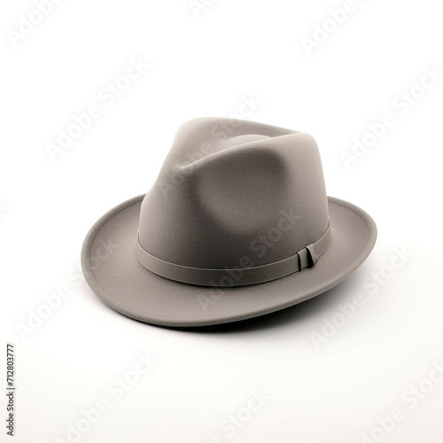 Gray Hat isolated on white background