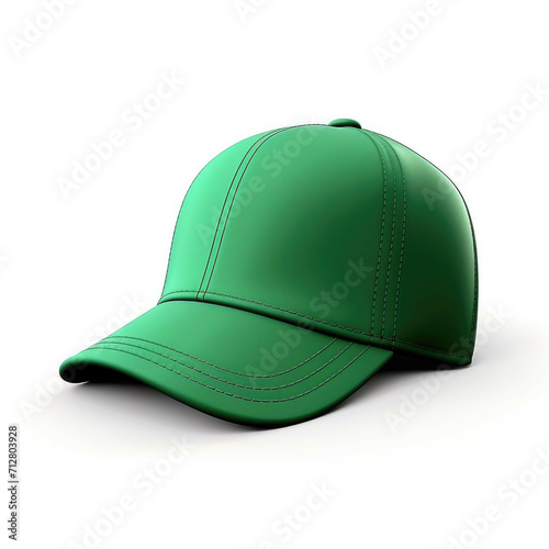 Green Cap isolated on white background