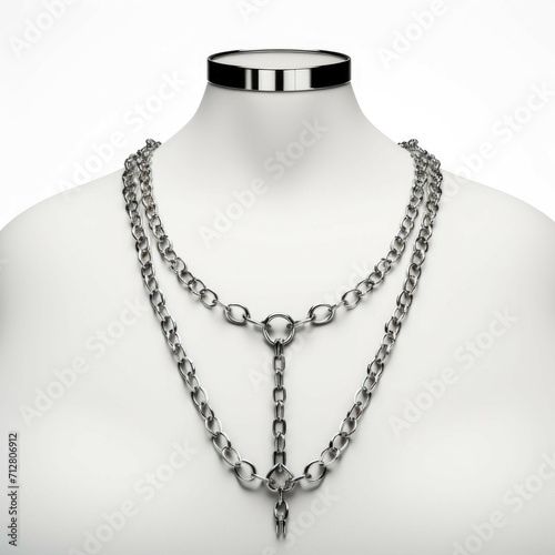Body chain isolated on white background