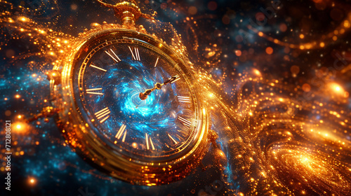 Time Travel Quantum Clock Universe