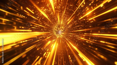 Hyperspace Stars Travel, Time warp, traveling in space,Abstract flight in retro neon hyper warp space in the tunnel, high speed wave lines and flare lights backgrounds.