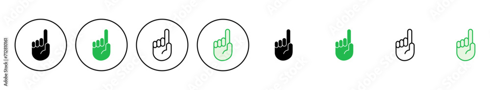 Hand icon set. hand vector icon, palm,click Hand icon set. hand vector icon, palm,click