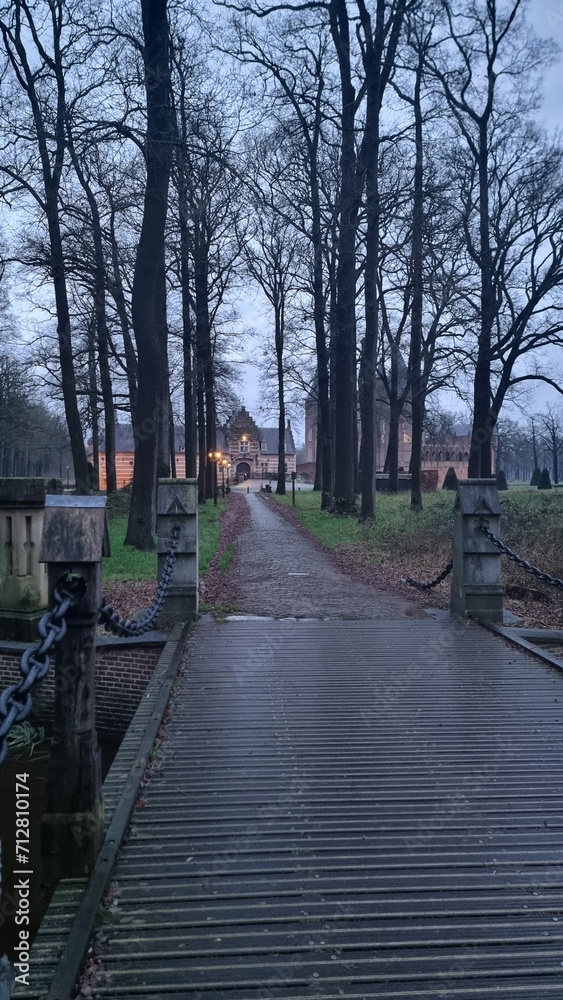 Way to castle. Netherlands 