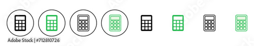 Calculator icon set. Accounting calculator icon. calculator vector