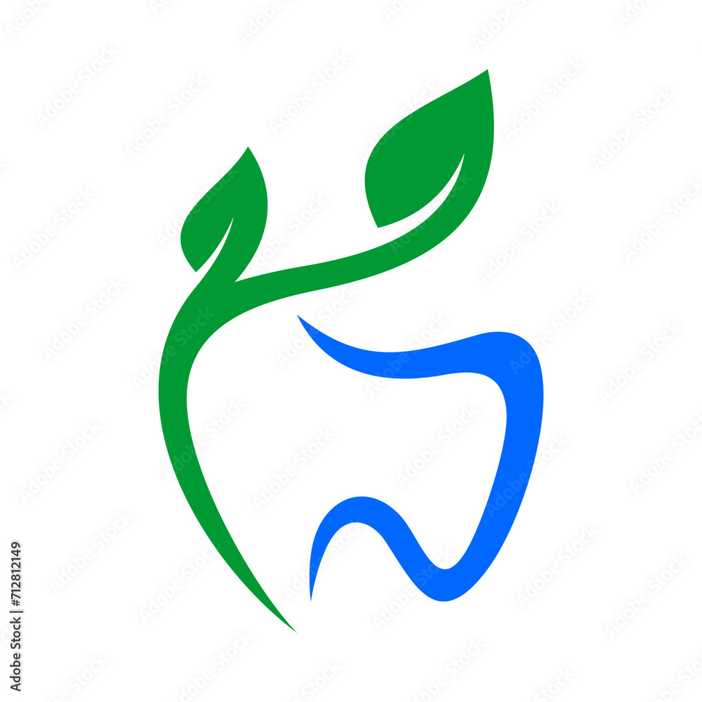 Fototapeta premium Dentist Vector Logo Design Template