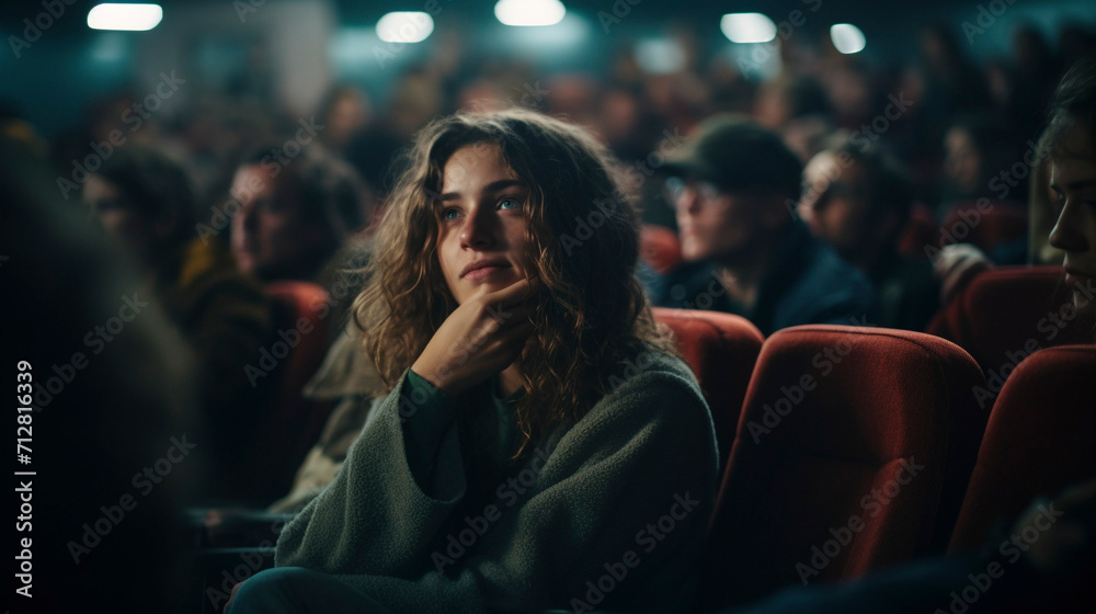 Cinematic Beauty: A Night of Grace in the Theater, Generative AI