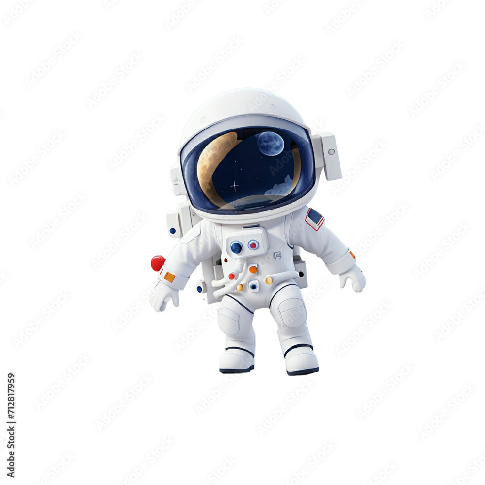 astronaut, cartoon, ilustrasion, design, 3d, png