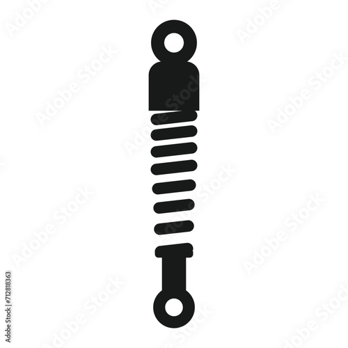 shock absorber icon vector