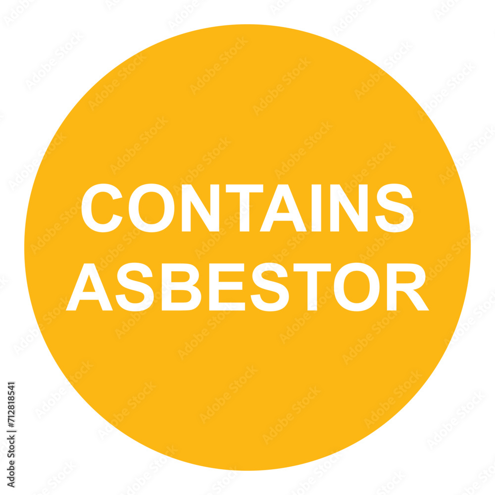 asbestos danger warning icon vector asbestos danger warning icon vector