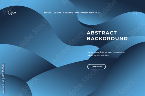 Waves Blue Abstract Background perfect for creating a dynamic and modern look on your website that will grab attention instantly