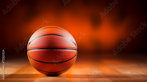 basketball close up studio with blurred background