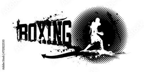 Boxing Banner Vector Illustration