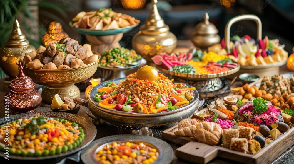 Eid Feast Extravaganza - Sumptuous Ramadan Spreads in a Festive Ambiance