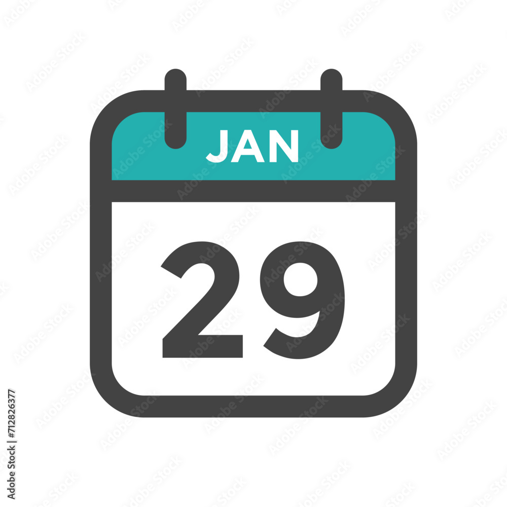 January 29 Calendar Day or Calender Date for Deadlines or Appointment January 29 Calendar Day or Calender Date for Deadlines or Appointment