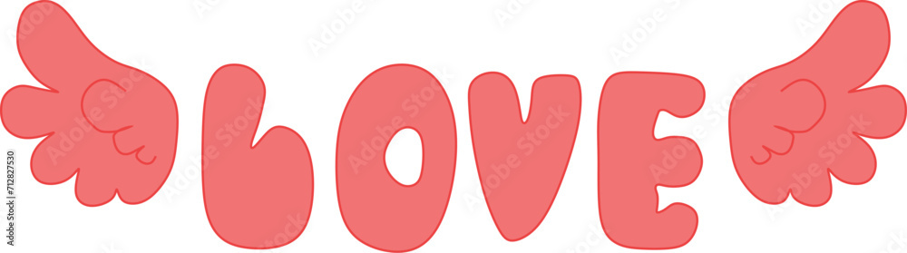 Love cute hand draw vector element Love cute hand draw vector element